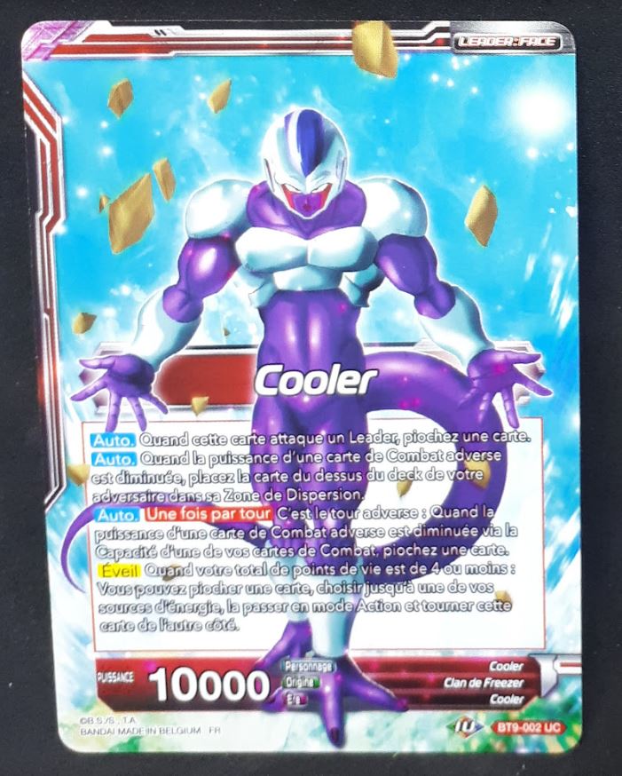 carte Dragon Ball Super Card Game Fr Universal Onslaught BT9-002 UC (2020) bandai cooler dbscg cardamehdz 