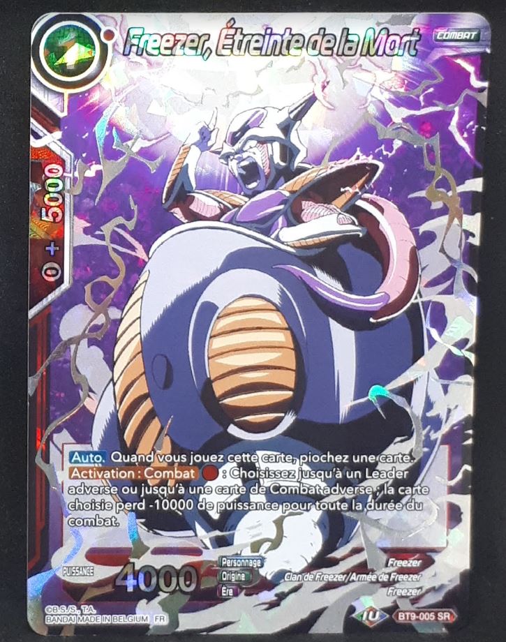 carte Dragon Ball Super Card Game Fr Universal Onslaught BT9-005 SR (2020) (foil) bandai freezer etreinte de la mort dbscg