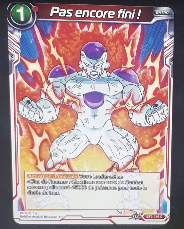 carte Dragon Ball Super Card Game Fr Universal Onslaught BT9-019 C (2020) bandai pas encore fini freezer dbscg