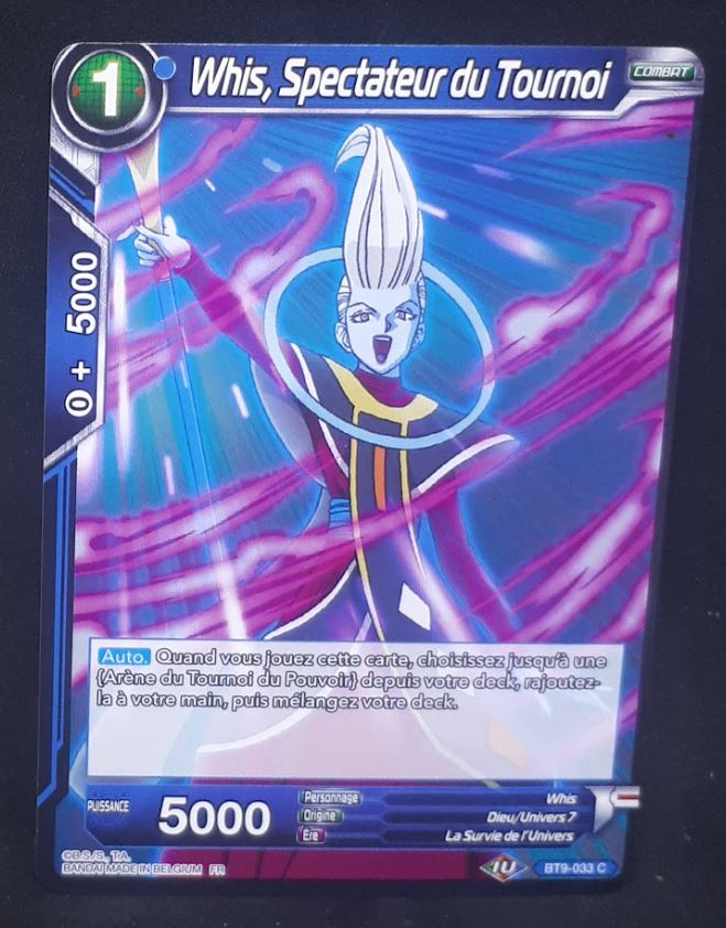 carte Dragon Ball Super Card Game Fr Universal Onslaught BT9-033 C (2020) bandai whis spectateur du tournoi dbscg cardamehdz 