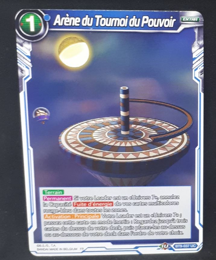 carte Dragon Ball Super Card Game Fr Universal Onslaught BT9-037 UC (2020) bandai arene du tournoi du pouvoir dbscg