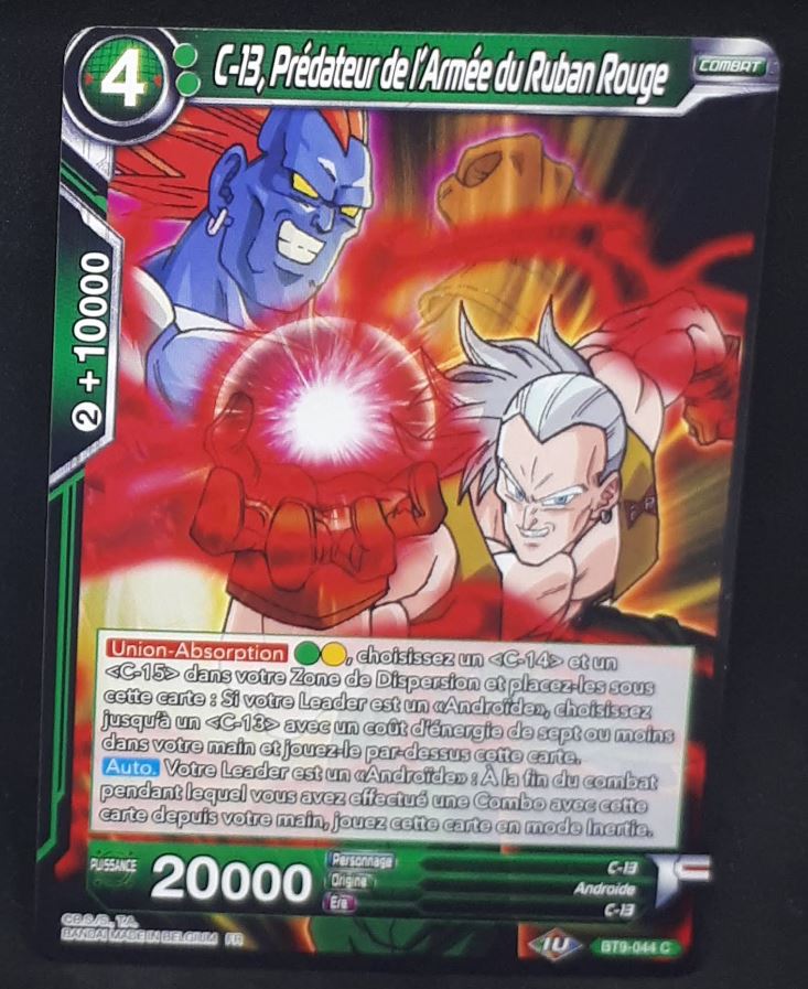 carte Dragon Ball Super Card Game Fr Universal Onslaught BT9-044 C (2020) bandai C 13 predateur de l armee du ruban rouge dbscg