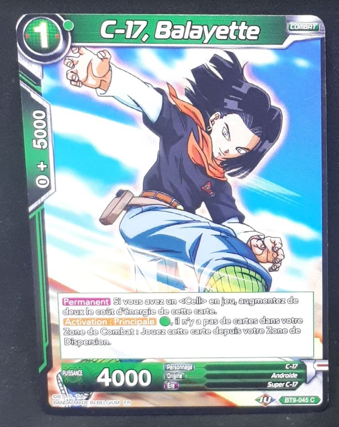 carte Dragon Ball Super Card Game Fr Universal Onslaught BT9-045 C (2020) bandai C 17 balayette dbscg