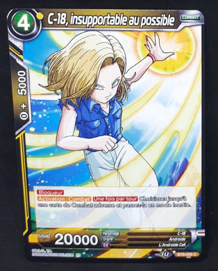 carte Dragon Ball Super Card Game Fr Universal Onslaught BT9-055 C (2020) bandai C-18 insupportable au possible dbscg cardamehdz 