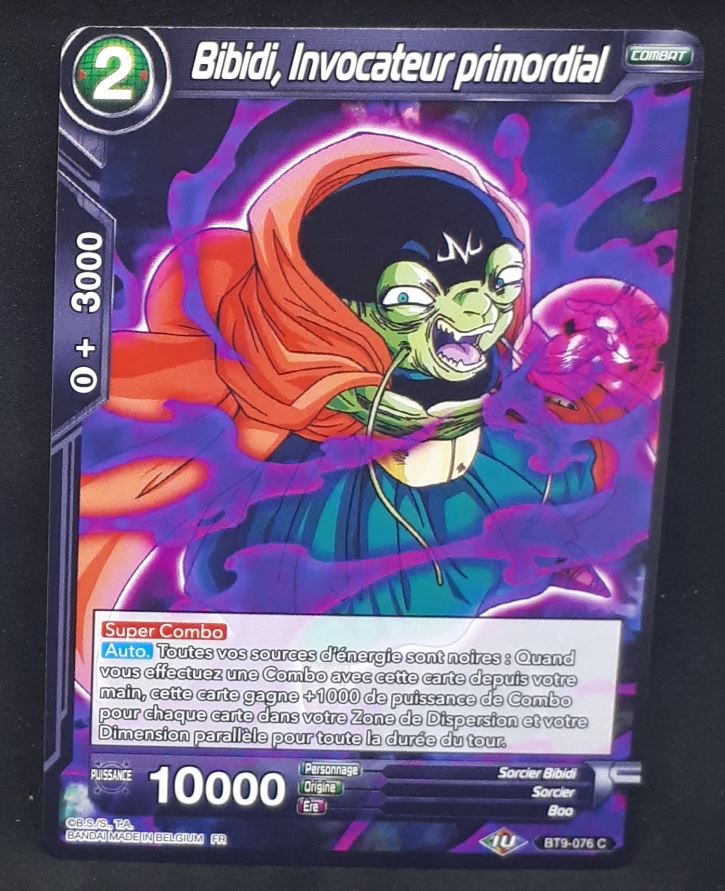 carte Dragon Ball Super Card Game Fr Universal Onslaught BT9-076 C (2020) bandai bibidi invocateur primordial dbscg