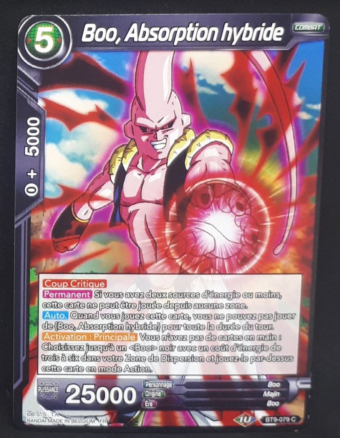carte Dragon Ball Super Card Game Fr Universal Onslaught BT9-079 C (2020) bandai boo absorption hybride dbscg cardamehdz