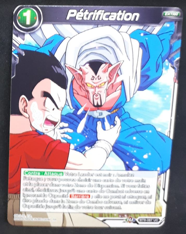 carte Dragon Ball Super Card Game Fr Universal Onslaught BT9-087 UC (2020) bandai pétrification krilin vs dabla dbscg cardamehdz