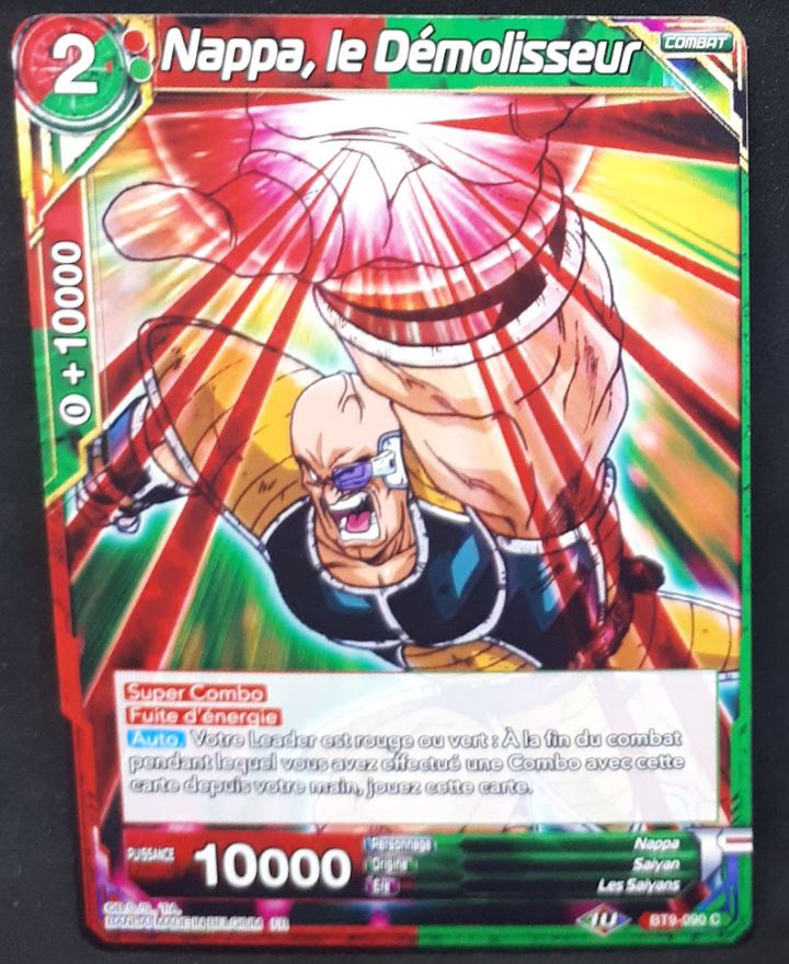 carte Dragon Ball Super Card Game Fr Universal Onslaught BT9-090 C (2020) bandai nappa le démolisseur dbscg cardamehdz