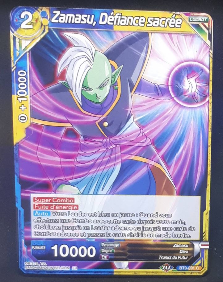 carte Dragon Ball Super Card Game Fr Universal Onslaught BT9-091 C (2020) bandai zamasu defiance sacree dbscg