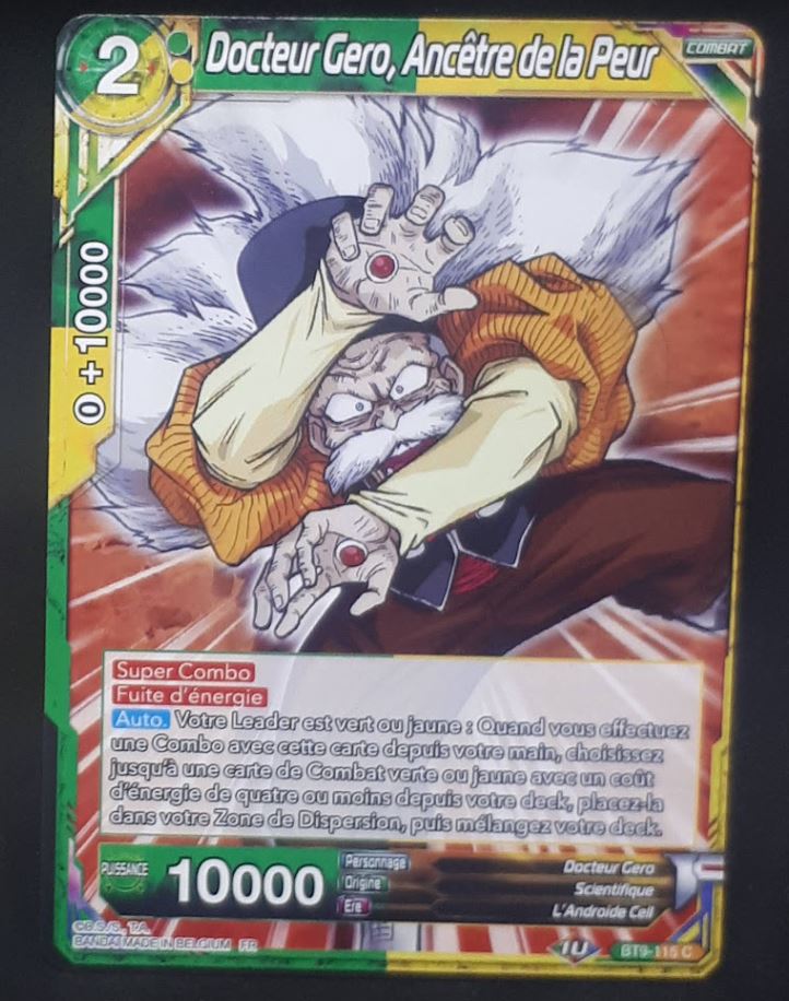 carte Dragon Ball Super Card Game Fr Universal Onslaught BT9-115 C (2020) bandai docteur gero ancetre de la peur dbscg