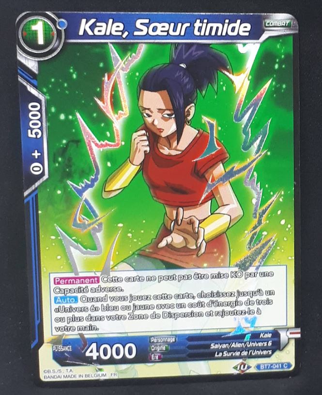 carte Dragon Ball Super Card Game Fr Universe 6 Assailants BT7-041 C (2019) (foil) bandai kale soeur timide dbscg