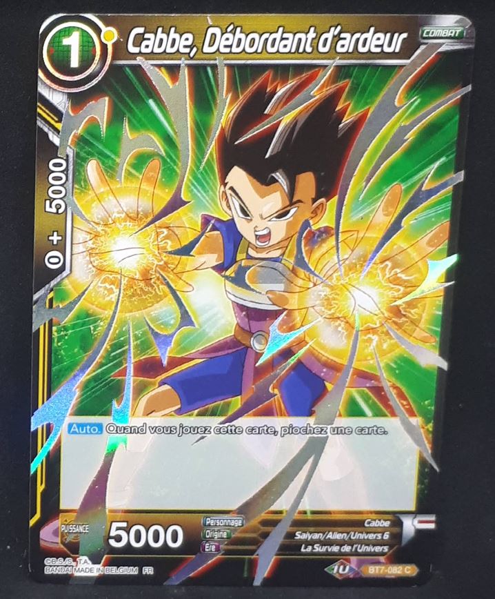 carte Dragon Ball Super Card Game Fr Universe 6 Assailants BT7-082 C (2019) bandai cabbe debordant d ardeur dbscg