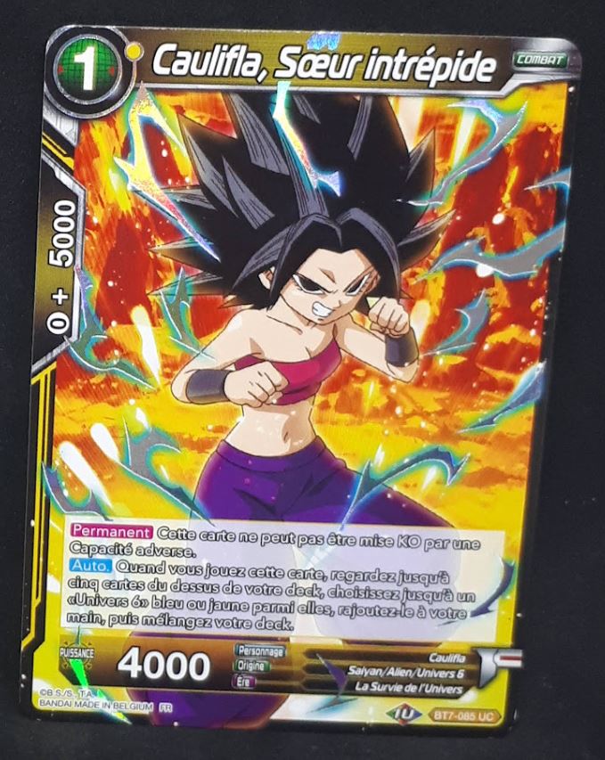 carte Dragon Ball Super Card Game Fr Universe 6 Assailants BT7-085 UC (2019) bandai caulifla soeur intrepide dbscg 