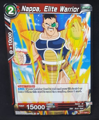 carte Dragon Ball Super Card Game US Unison Warrior Vermilion Bloodline BT11-026 C (2020) bandai nappa elite warrior dbscg cardamehdz 