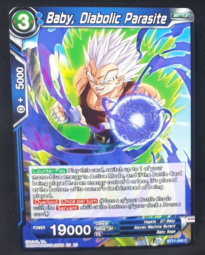 carte Dragon Ball Super Card Game US Unison Warrior Vermilion Bloodline BT11-045 C (2020) bandai baby diabolic parasite dbscg cardamehdz 