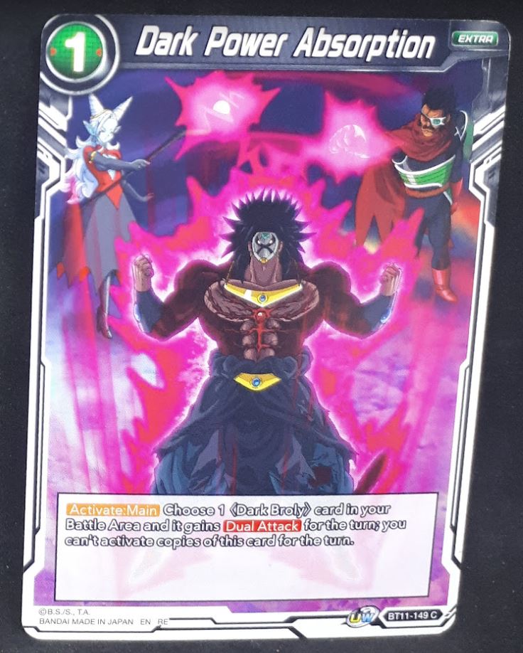 carte Dragon Ball Super Card Game US Unison Warrior Vermilion Bloodline BT11-149 C (2020) bandai dark power absorption dbscg cardamehdz