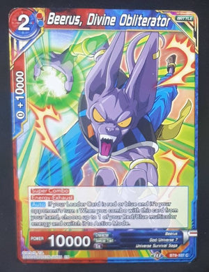 carte Dragon Ball Super Card Game US Universal Onslaught BT9-107 C bandai beerus divine obliterator dbscg