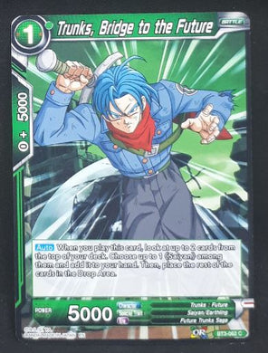 carte Dragon Ball Super Card Game Us Les Mondes Croises BT3-062 C (2018) bandai trunks bridge to the future dbscg 