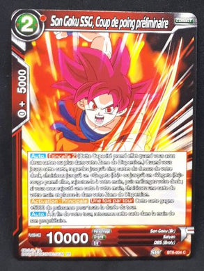 carte Dragon Ball Super Card Game destroyer king BT6-004 C (2019) bandai songoku ssg coup de poing preliminaire dbcsg