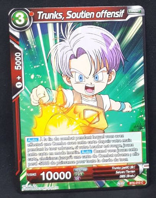 carte Dragon Ball Super Card Game destroyer king BT6-010 C (2019) bandai trunks soutien offensif dbcsg 