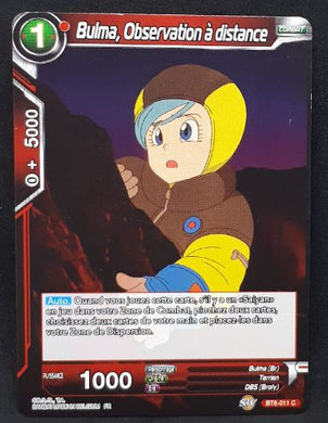 carte Dragon Ball Super Card Game destroyer king BT6-011 C (2019) bandai bulma observation a distance dbcsg 