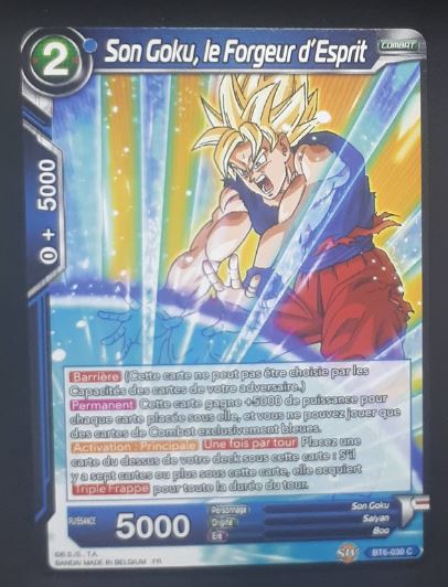 carte Dragon Ball Super Card Game destroyer king BT6-030 C (2019) bandai songoku le forgeur d'esprit dbcsg 