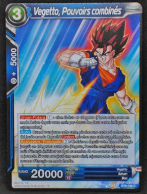 carte Dragon Ball Super Card Game destroyer king BT6-036 C (2019) bandai vegetto pouvoirs combinés dbcsg 
