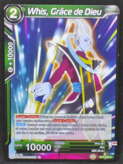 carte Dragon Ball Super Card Game destroyer king BT6-058 C (2019) bandai whis grace de dieu dbcsg 