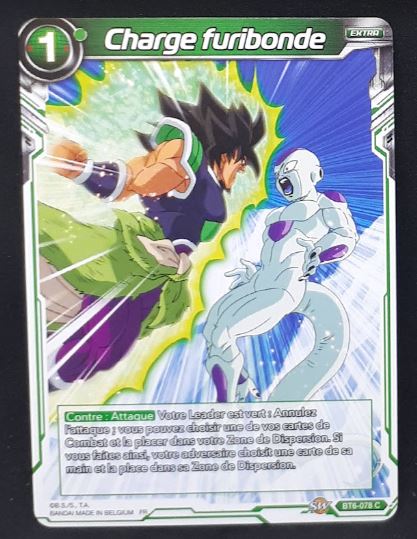 carte Dragon Ball Super Card Game destroyer king BT6-078 C (2019) bandai charge furibonde dbcsg 