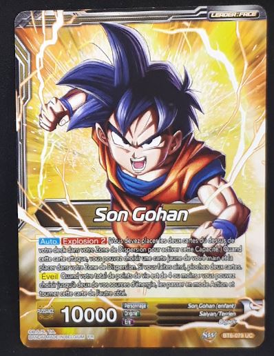 carte Dragon Ball Super Card Game destroyer king BT6-079 UC (2019) bandai songohan ss2 puissance inexpliotée dbcsg 