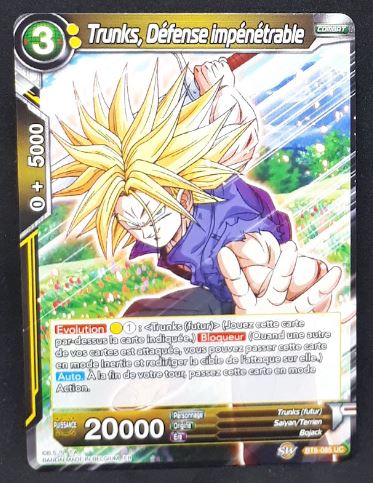 carte Dragon Ball Super Card Game destroyer king BT6-085 UC (2019) bandai trunks defense impenetrable dbcsg 