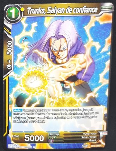 carte Dragon Ball Super Card Game destroyer king BT6-086 C (2019) bandai trunks saiyan de confiance dbcsg 