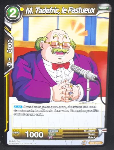 carte Dragon Ball Super Card Game destroyer king BT6-092 C (2019) bandai mr tadefric le fastueux dbcsg 