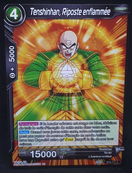 carte Dragon Ball Super Card Game destroyer king BT6-111 C (2019) bandai tenshinhan dbcsg cardamehdz