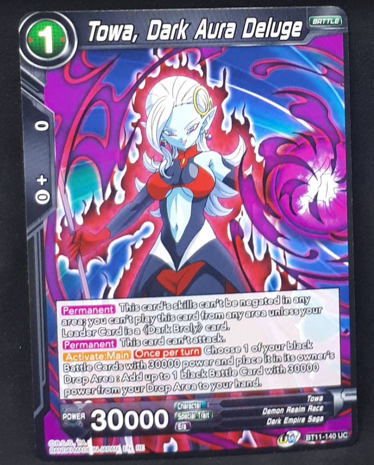carte Dragon Ball Super Card Game fr Unison Warrior Vermilion Bloodline BT11-140 UC (2020) bandai towa dark aura deluge dbscg cardamehdz 