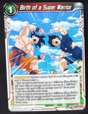 carte Dragon Ball Super Card Game us Unison Warrior Vermilion Bloodline BT11-029 UC (2020) bandai birth of a super warrior dbscg cardamehdz 