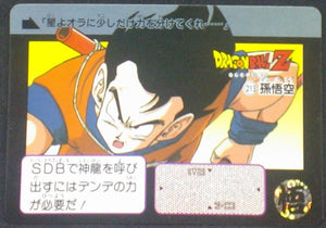 carte Carddass Part 6 n°213 Goku bandai dbz dragon ball z 1990
