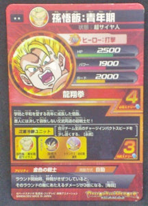 trading card game jcc carte Dragon Ball Heroes Galaxie Mission Part 5 HG5-04 (2012) bandai songohan dbsgm cardamehdz verso
