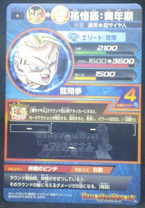 trading card game jcc carte Dragon Ball Heroes God Mission Part 3 HGD3-03 (2015) bandai songohan dbh gdm cardamehdz verso