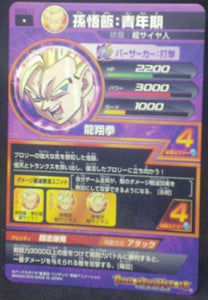 trading card game jcc carte Dragon Ball Heroes God Mission Part 3 HGD3-17 (2015) bandai songohan dbh gdm cardamehdz verso