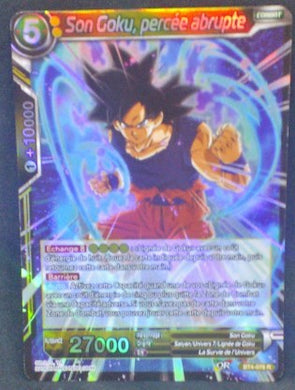 trading card game jcc fr carte Dragon Ball Super Card Game Fr BT4-076R colossal warfare songoku percée abrupte bandai Dbs cardamehdz