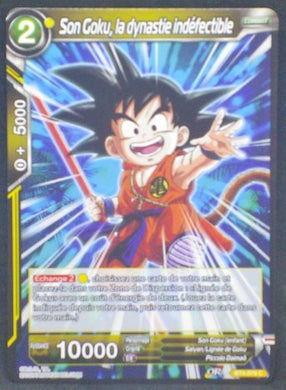 trading card game jcc carte Dragon Ball Super Card Game Fr BT4-079 C Colossal Warfare bandai 2018 Son Goku la dynastie indéfectible dbs cardamehdz