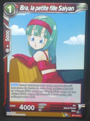 tcg carte Dragon Ball Super Card Game Fr Colossal Warfare BT4-014 C (2018) Bra la petite fille Saiyan dbscg cardamehdz