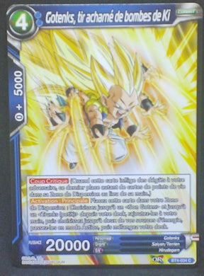 trading card game jcc carte Dragon Ball Super Card Game Fr Colossal Warfare BT4-034 C (2018) bandai Gotenks tir acharné de bombes de Ki dbs cardamehdz