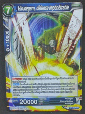 trading card game jcc carte Dragon Ball Super Card Game Fr Colossal Warfare BT4-037 UC (2018) bandai Hirudegarn défense impénétrable dbs cardamehdz