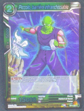 trading card game jcc carte Dragon Ball Super Card Game Fr Colossal Warfare BT4-050 C Foil bandai 2018 Piccolo, barrière infranchissable dbs cardamehdz