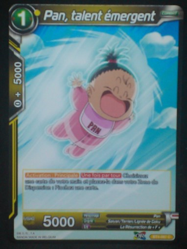 tcg carte Dragon Ball Super Card Game Fr Colossal Warfare BT4-087 C (2018) Pan talent émergent dbscg cardamehdz