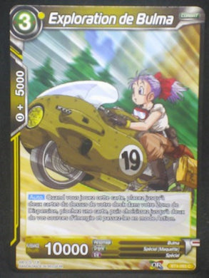 tcg carte Dragon Ball Super Card Game Fr Colossal Warfare BT4-09 C (2018) Exploration de Bulma dbscg cardamehdz