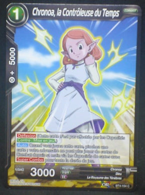 tcg jcc carte Dragon Ball Super Card Game Fr Colossal Warfare BT4-104 C (2018) Chronoa la Contrôleuse du Temps dbscg cardamehdz