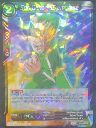 carte Dragon Ball Super Card Game Fr Miraculous Revival BT5-082 R (fr) bandai (2019) songohan dbscg prisme cardamehdz